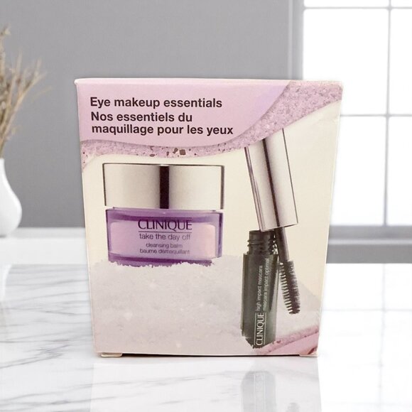 NIB CLINIQUE Eye Makeup Essentials Gift Set - Makeup Remover & Mascara - Picture 5 of 5